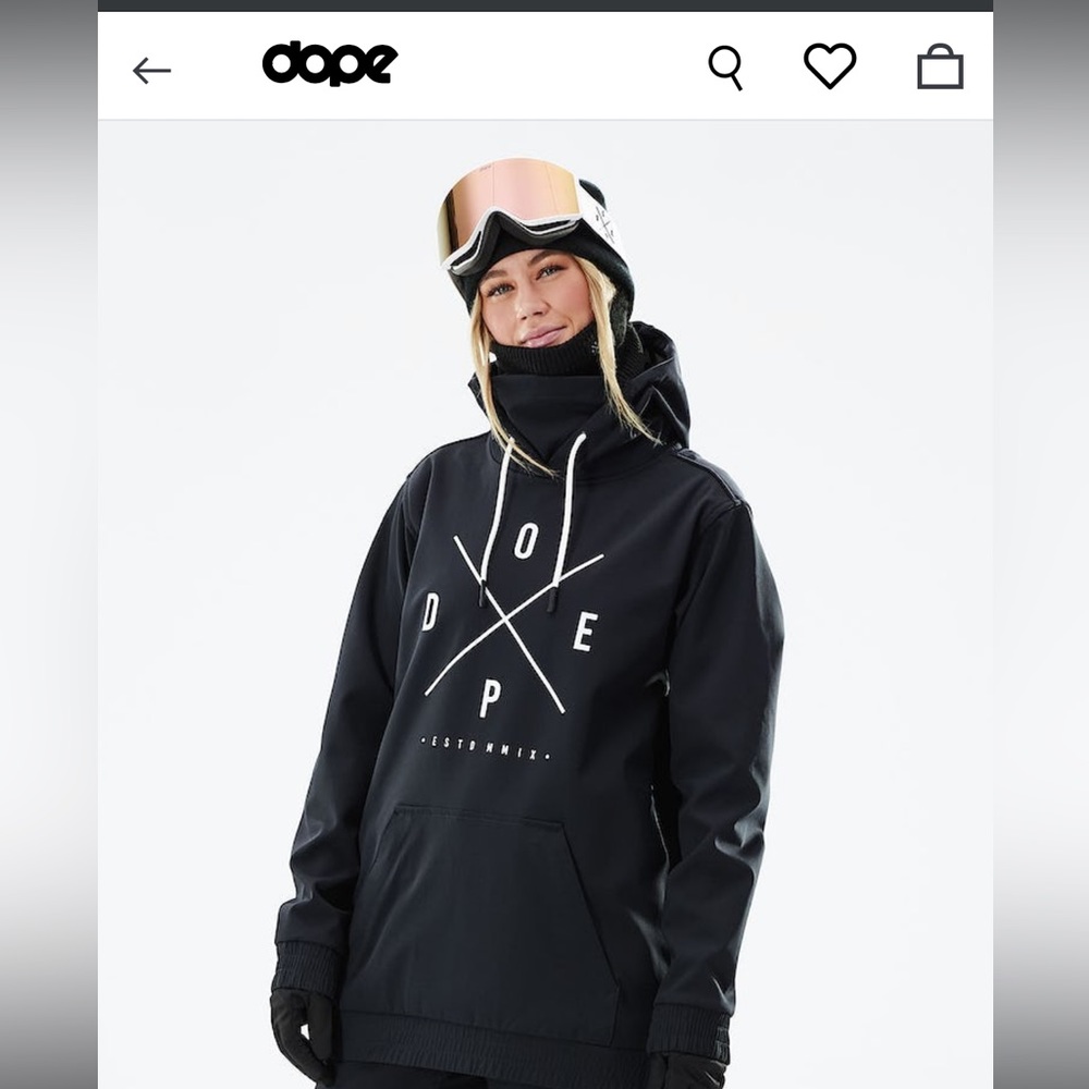 Dope Snow pullover snowboarding jacket. Bought last season, like new!!!